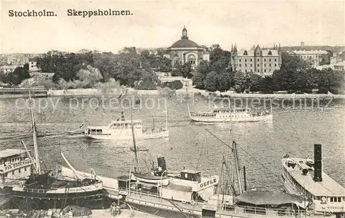 AK / Ansichtskarte Stockholm Skeppsholmen Stockholm