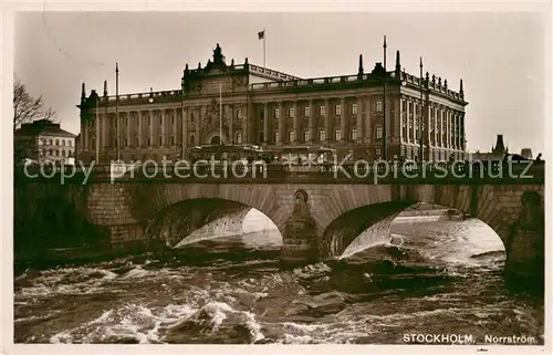 AK / Ansichtskarte Stockholm Norrstroem Stockholm