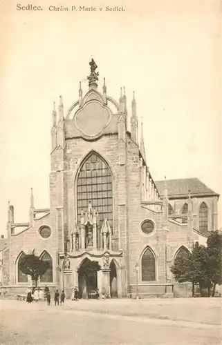 AK / Ansichtskarte Sedlec Chram P Marie v Sedlci Sedlec