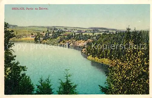 AK / Ansichtskarte Sedlice Partie na Zelivce Sedlice