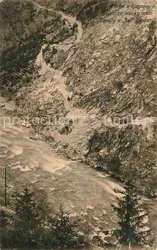 AK / Ansichtskarte Semily Partie z Riegravy Semily