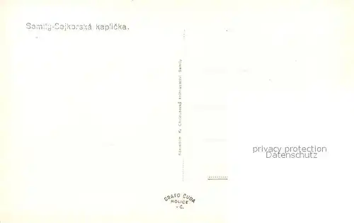 AK / Ansichtskarte Semily Sejkorska kaplicka Semily