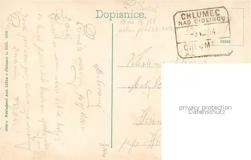 AK / Ansichtskarte Chlumec_Cidlinou_Chlumetz_Zidlina Zamek Karlova koruna Chlumec_Cidlinou