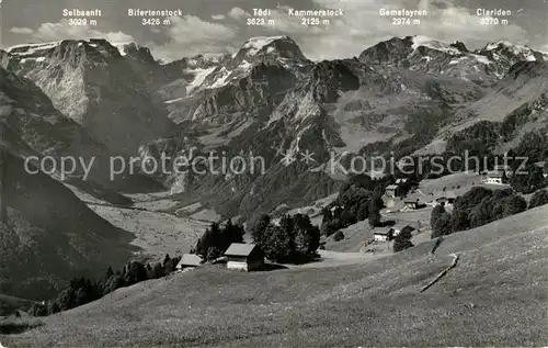 AK / Ansichtskarte Braunwald_GL Toedikette Braunwald GL