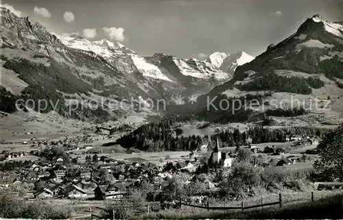 AK / Ansichtskarte Frutigen_BE Panorama Doldenhoerner Bahnhorn Elsighorn Frutigen BE