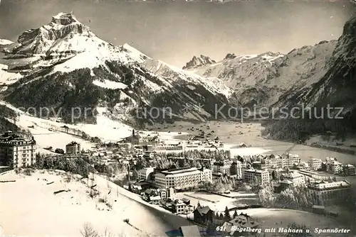 AK / Ansichtskarte Engelberg_OW Hahnen Spannoerter Winter Engelberg OW