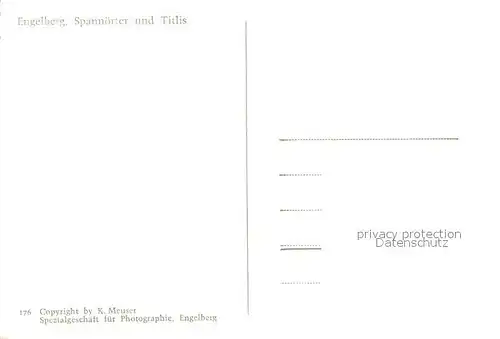 AK / Ansichtskarte Engelberg_OW Spannoerter Titlis Engelberg OW