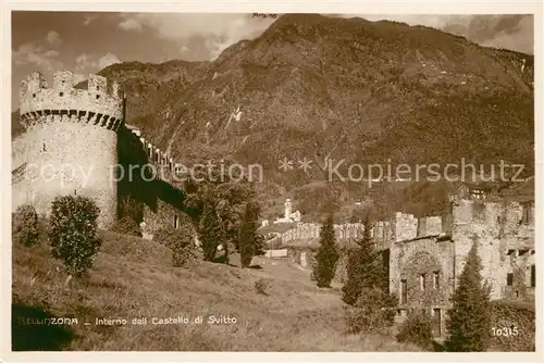 AK / Ansichtskarte Bellinzona Interno dell Castello di Svitto Bellinzona