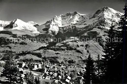 AK / Ansichtskarte Adelboden Bunderspitz Kleiner Lohner Grosslohner Adelboden