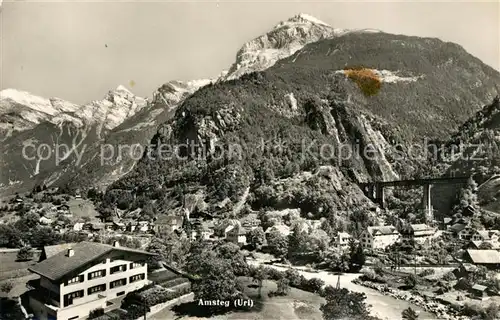 AK / Ansichtskarte Amsteg Panorama Amsteg