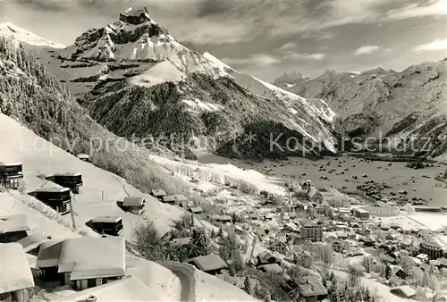 AK / Ansichtskarte Engelberg_OW Hahnen Winterlandschaft Engelberg OW