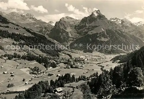 AK / Ansichtskarte Engelberg_OW Panorama Hahnen Engelberg OW