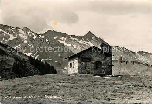 AK / Ansichtskarte Klewenalp BErgkapelle Klewenalp