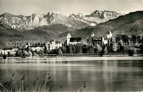 AK / Ansichtskarte Rapperswil_BE Zuerichsee Waegitalerberge Rapperswil BE