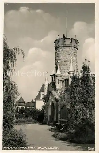 AK / Ansichtskarte Franzensbad_Tschechien Salingburg Franzensbad_Tschechien