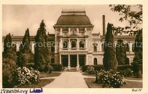 AK / Ansichtskarte Frantiskovy_Lazne Kurhaus Bad IV Frantiskovy_Lazne