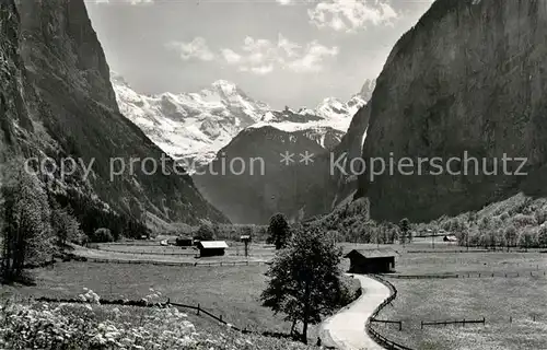 AK / Ansichtskarte Lauterbrunnental Panorama Lauterbrunnental