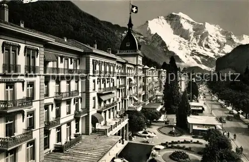AK / Ansichtskarte Interlaken_BE Hoehewegpromenade Jungfrau Interlaken_BE