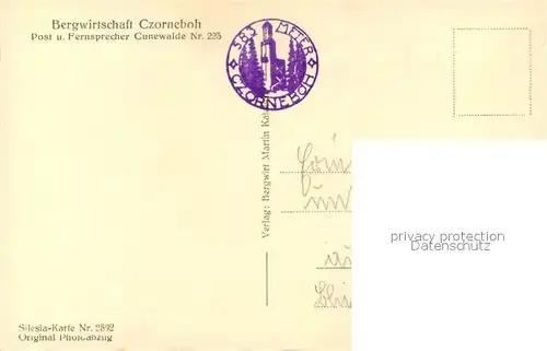 AK / Ansichtskarte Czorneboh Bergwirtschaft Czorneboh