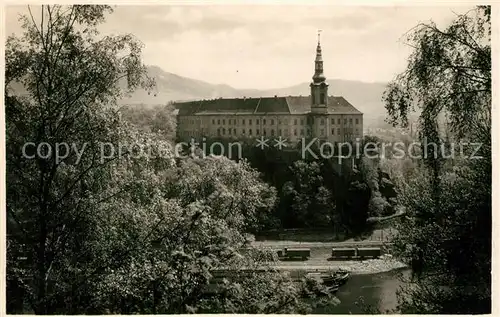 AK / Ansichtskarte Tetschen Bodenbach Schloss Tetschen Bodenbach