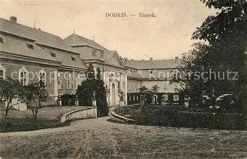 AK / Ansichtskarte Dobris_Stedocesky_Kraj Schloss Dobris_Stedocesky_Kraj