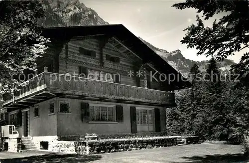 AK / Ansichtskarte Kandergrund Chalet Riegelsee Kandergrund