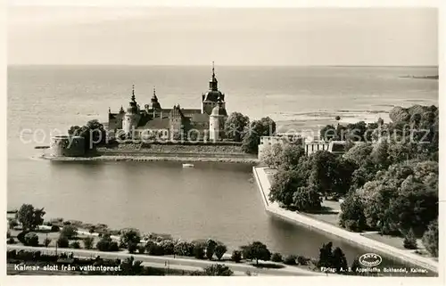 AK / Ansichtskarte Kalmar Slott fran vattentornet Kalmar