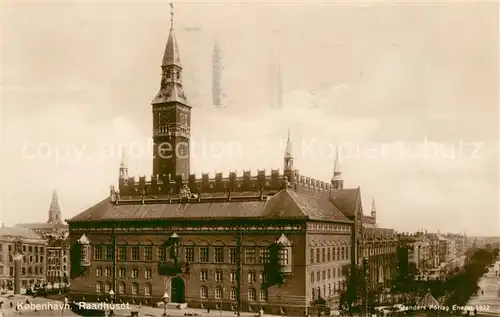 AK / Ansichtskarte Kobenhavn Raadhuset Kobenhavn