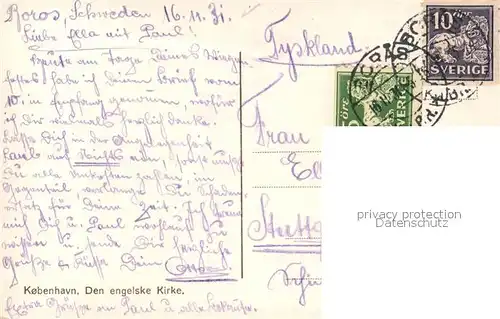 AK / Ansichtskarte Roros Kirche Roros