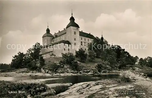 AK / Ansichtskarte Norge_Norwegen Laeckoe Slott Norge Norwegen