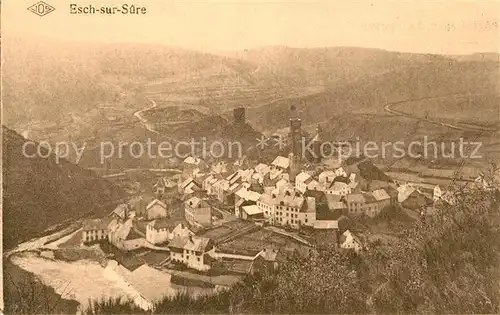 AK / Ansichtskarte Esch sur Sure Panorama Hotel des Ardennes Esch sur Sure