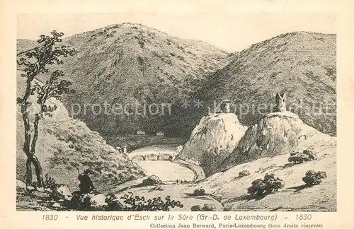 AK / Ansichtskarte Esch sur Sure Vue historique Esch sur Sure