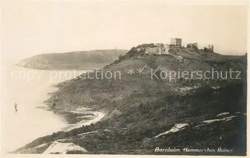 AK / Ansichtskarte Bornholm Hammershus Ruiner Bornholm
