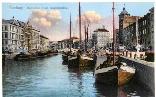 AK / Ansichtskarte Goeteborg Motiv fran Stora Hamnkanalen Goeteborg