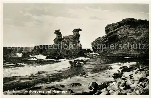 AK / Ansichtskarte Bornholm Lovehovederne ved Hammeren Bornholm