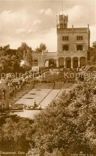 AK / Ansichtskarte Oslo_Norwegen Oscarshall Oslo Norwegen