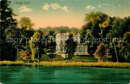 AK / Ansichtskarte Haga Slott Haga