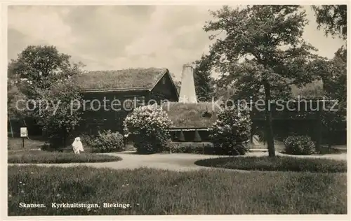 AK / Ansichtskarte Skansen_Stockholm Kyrkhultstugan Blekinge Skansen_Stockholm