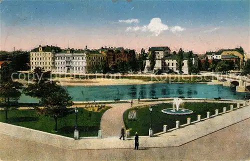 AK / Ansichtskarte Karlstad_Sweden Parti av Klara 