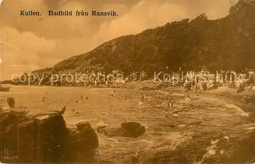 AK / Ansichtskarte Kullen Badbild fran Ransvik Kullen