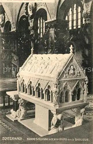 AK / Ansichtskarte Echternach Saarcophage de St Willebrord dans la Basilique Echternach