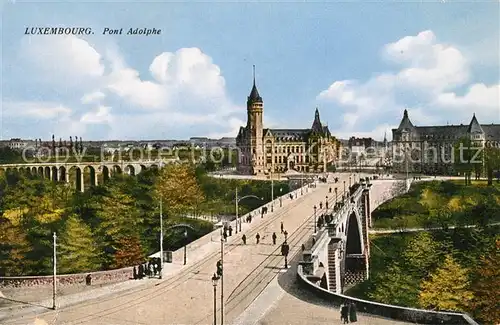 AK / Ansichtskarte Luxembourg Pont Adolphe Luxembourg