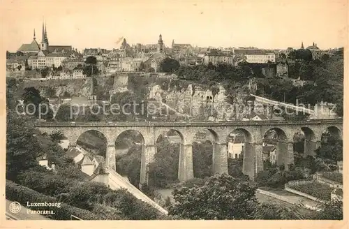 AK / Ansichtskarte Luxembourg Panorama Luxembourg