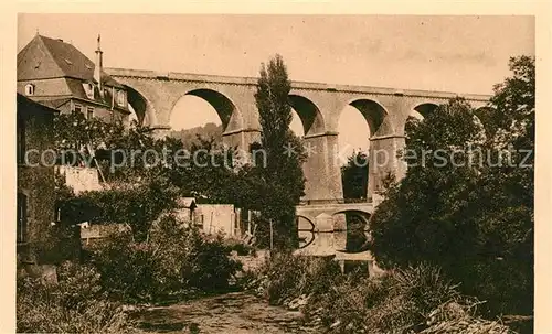 AK / Ansichtskarte Luxembourg Alzette a la Ville Basse du Pfaffenthal et Viaduc du Chemin de fer Luxembourg