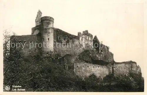 AK / Ansichtskarte Vianden Les Ruines Vianden