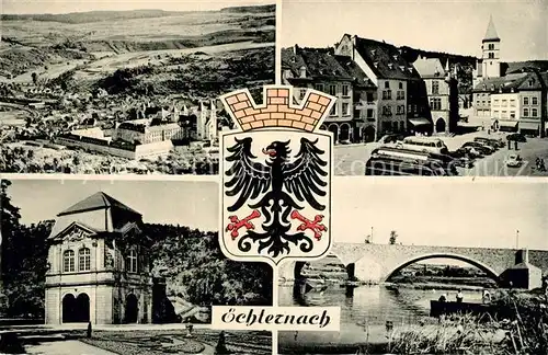 AK / Ansichtskarte Echternach Vue generale Place du Marche Le Parc Le Pont Echternach