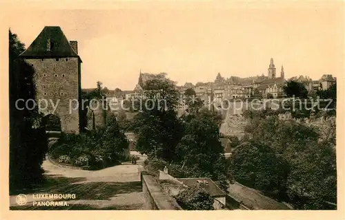 AK / Ansichtskarte Luxembourg Panorama Luxembourg