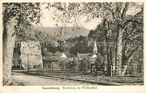 AK / Ansichtskarte Luxembourg Faubourg du Pfaffenthal Luxembourg