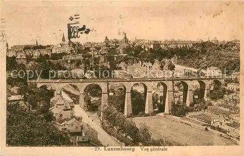 AK / Ansichtskarte Luxembourg Vue generale aerienne Luxembourg