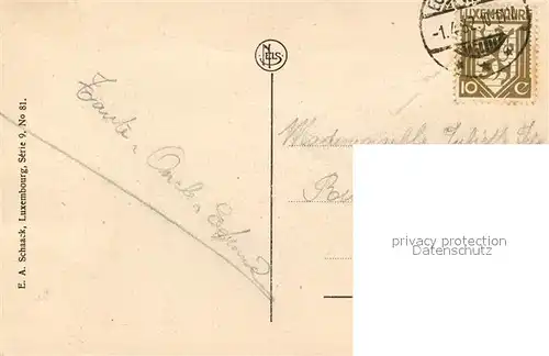 AK / Ansichtskarte Echternach Vue prise de lEnzerberg avec la Chapelle St Liboire Echternach